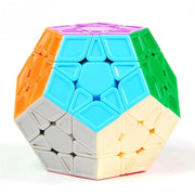 QIYI Stickerless Megaminx Speed Cube - 12 - Sided Educational Puzzle Toy for Kids - Lacatang Shop