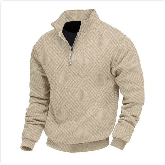 Men's Loose-Fit Zip-Up Pullover Men's Loose-Fit Zip-Up Pullover - Comfortable & Stylish Hoodie  Lacatang Shop Lacatang Shop 