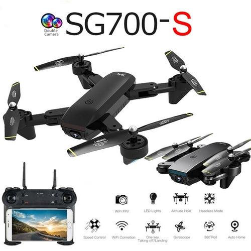 SG700-S Drone 2.4Ghz 4CH Wide-angle WiFi 1080P Optical Flow Dual - Lacatang Shop