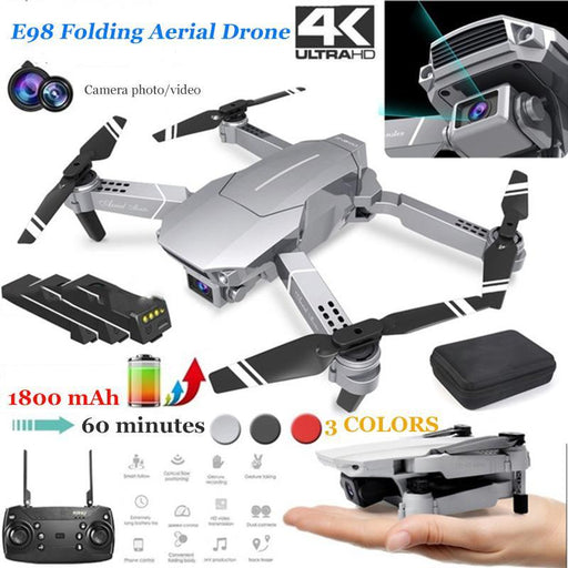 Professional RC Foldable Quadcopter E98 4K HD GPS Drone Adjustment - Lacatang Shop