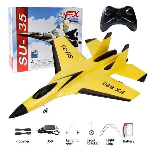 RC Aircraft SU - 35 Plane 2.4G Radio Glider Remote Control Fighter Plane - Lacatang Shop