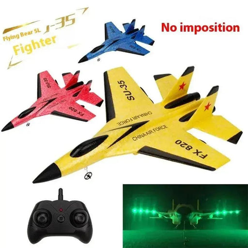 Rc Foam Aircraft Su - 35 Plane 2.4g Radio Control Glider Remote Control - Lacatang Shop