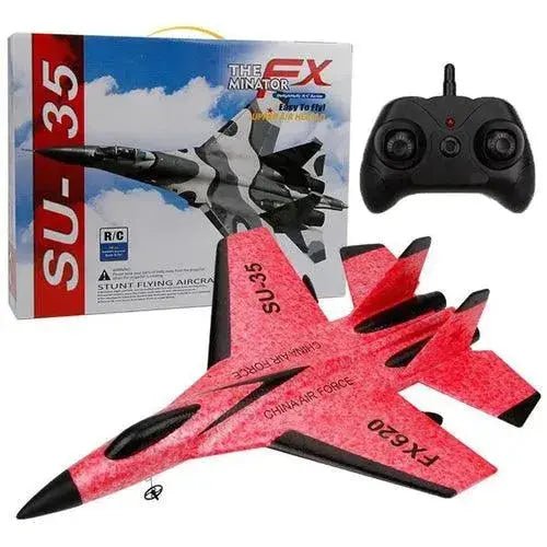 RC Foam Aircraft SU - 35 Plane 2.4G Radio Control Glider Remote Control - Lacatang Shop