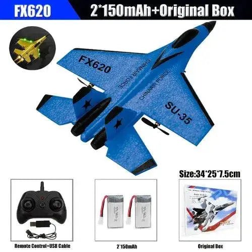 RC Foam Aircraft SU - 35 Plane 2.4G Radio Control Glider Remote Control - Lacatang Shop