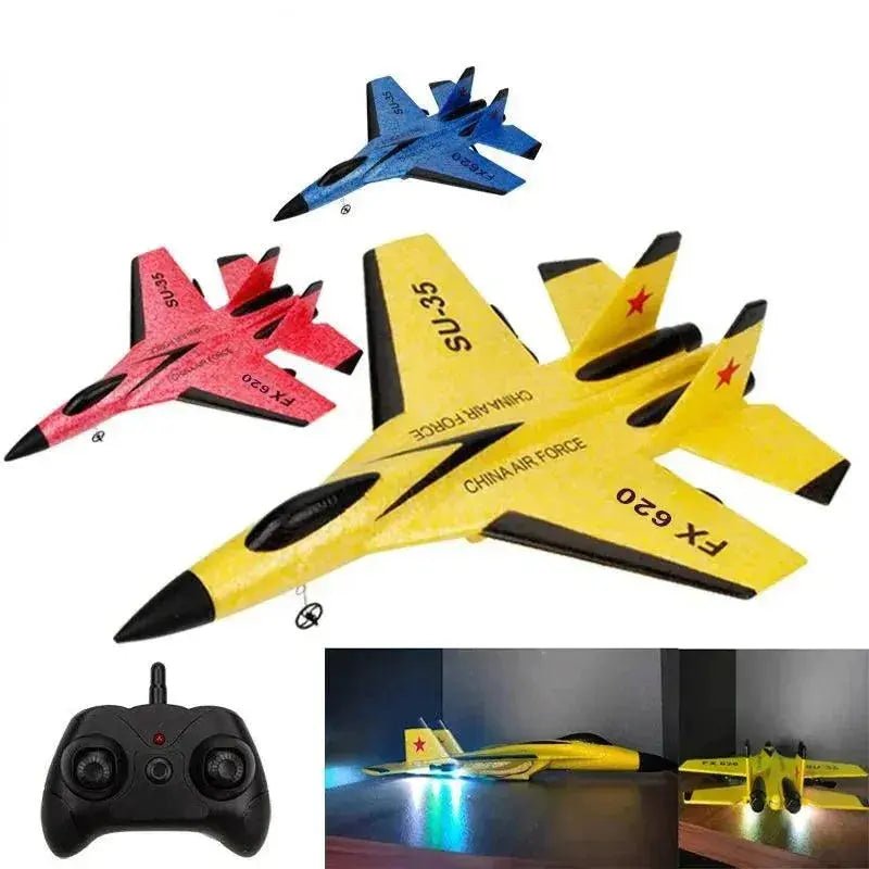 RC Foam Aircraft SU - 35 Plane 2.4G Radio Control Glider Remote Control - Lacatang Shop