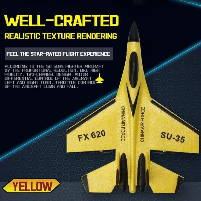 RC Foam Aircraft SU - 35 Plane 2.4G Radio Control Glider Remote Control - Lacatang Shop