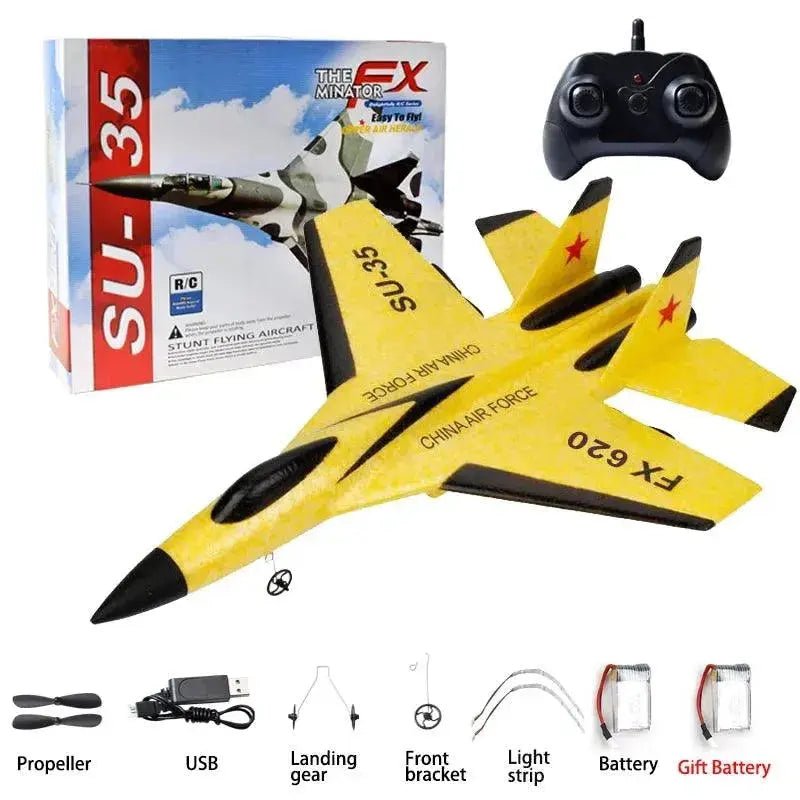 RC Foam Aircraft SU - 35 Plane 2.4G Radio Control Glider Remote Control - Lacatang Shop