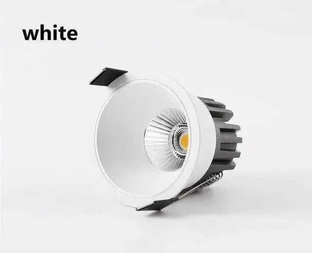 Recessed Downlights Dimmable AC220v 90 - 260v 12W 15W Lamp Round Led Cob Ceiling Room Bedroom Spot Light Home Decor Spot Kitchen - Lacatang Shop
