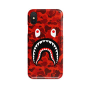 Red Camo Shark Mouth iPhone Case - Lacatang Shop