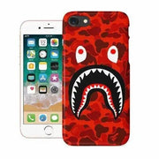 Red Camo Shark Mouth iPhone Case - Lacatang Shop