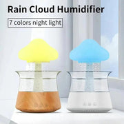 Relax Cloud Rain Diffuser: Ultrasonic Aromatherapy Humidifier with Colorful Lamp - Lacatang Shop