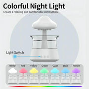 Relax Cloud Rain Diffuser: Ultrasonic Aromatherapy Humidifier with Colorful Lamp - Lacatang Shop