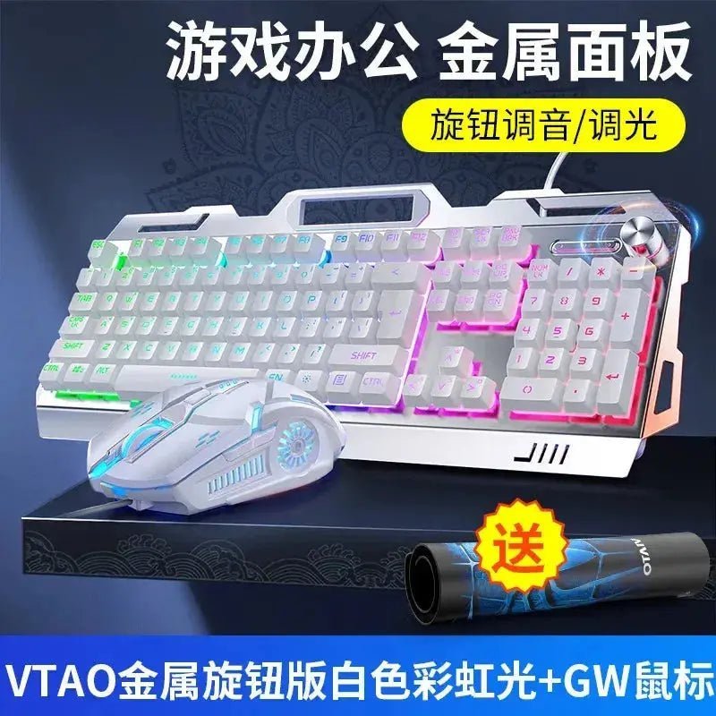 RGB Gamer Keyboard Gaming Keyboard and Mouse Headphone Gamer Kit Backlit USB Wired Computer KeyboardFor Pc Laptop 3 In1 Teclado - Lacatang Shop
