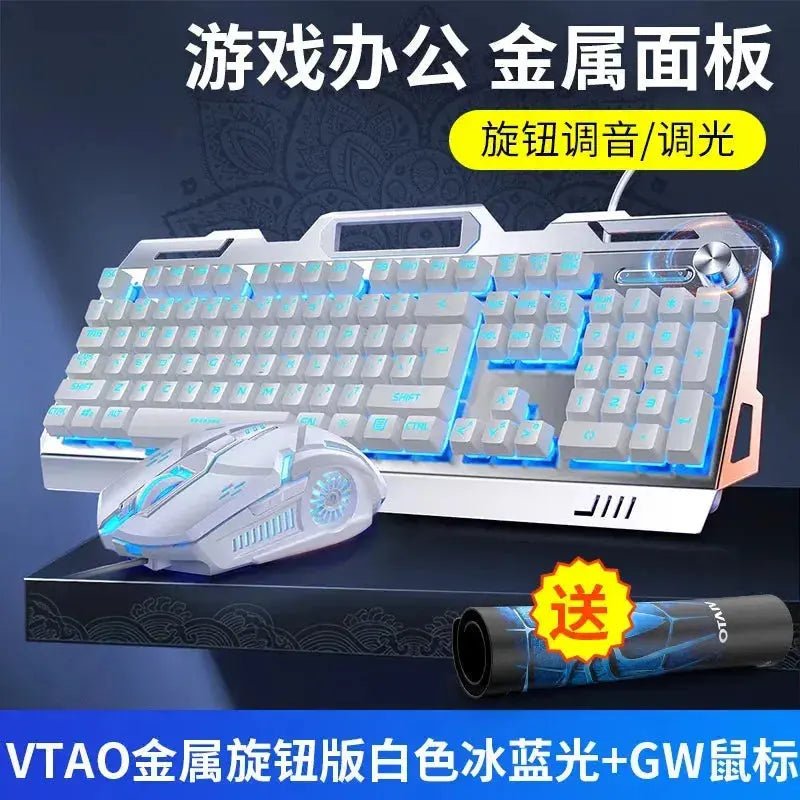 RGB Gamer Keyboard Gaming Keyboard and Mouse Headphone Gamer Kit Backlit USB Wired Computer KeyboardFor Pc Laptop 3 In1 Teclado - Lacatang Shop