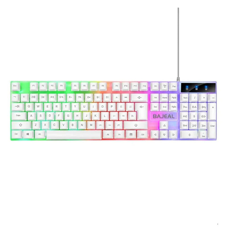 RGB Gaming Keyboard and Mouse Kit Wired/Wireless PC Keyboard USB Gamer Keyboard Backlit for Computer PC Laptop - Lacatang Shop
