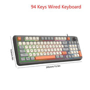 RGB Gaming Keyboard and Mouse Kit Wired/Wireless PC Keyboard USB Gamer Keyboard Backlit for Computer PC Laptop - Lacatang Shop