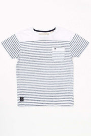 Richie Boys' Striped Pocket Tee - Stylish & Comfortable