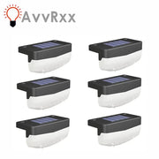 RnnTuu LED Solar Stair Lamp Outdoor Fence Light Garden Lights Pathway Yard Patio Steps Lamps Solar Night Light IP65 Waterproof - Lacatang Shop