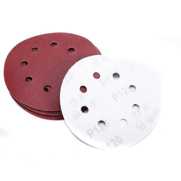 P-100 5 inch 8 Hole Sanding Discs Grind Paper Sanding Disc~2349 - Lacatang Shop