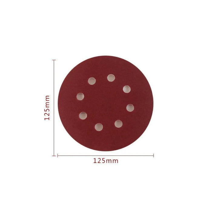 P-100 5 inch 8 Hole Sanding Discs Grind Paper Sanding Disc~2349 - Lacatang Shop