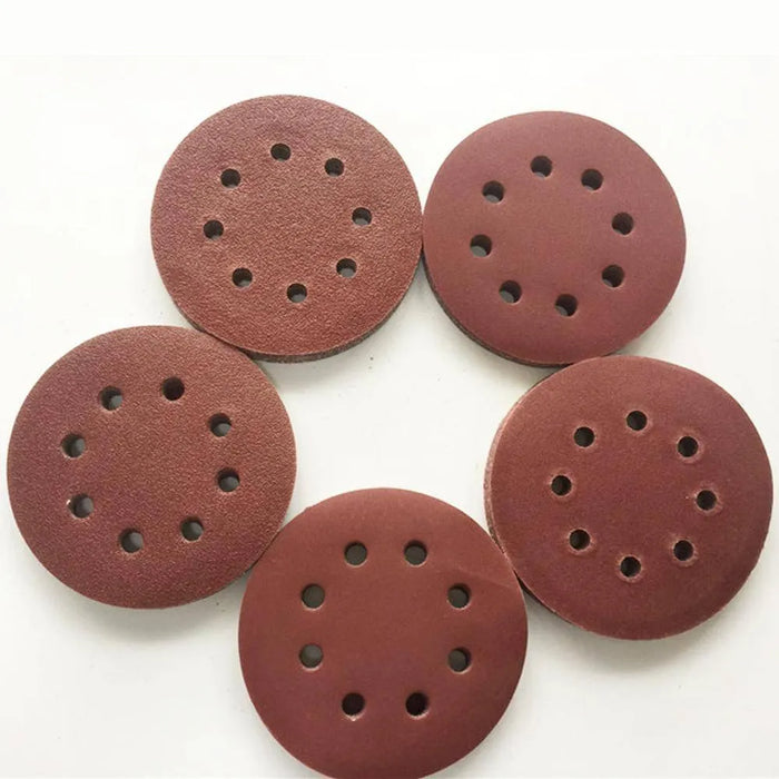 P-100 5 inch 8 Hole Sanding Discs Grind Paper Sanding Disc~2349 - Lacatang Shop