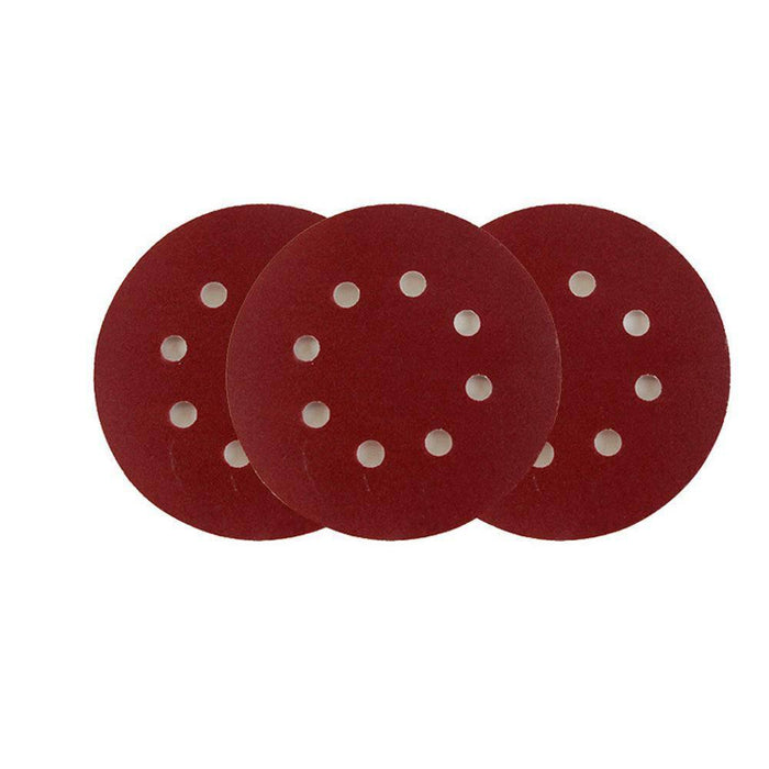 P-80 5 inch 8 Hole Sanding Discs Grind Paper Sanding Disc~2350 - Lacatang Shop