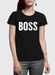 Boss Half Sleeves Women T-shirt - Lacatang Shop