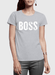 Boss Half Sleeves Women T-shirt - Lacatang Shop