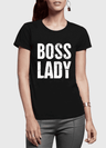 Boss Lady Half Sleeves Women T-shirt - Lacatang Shop