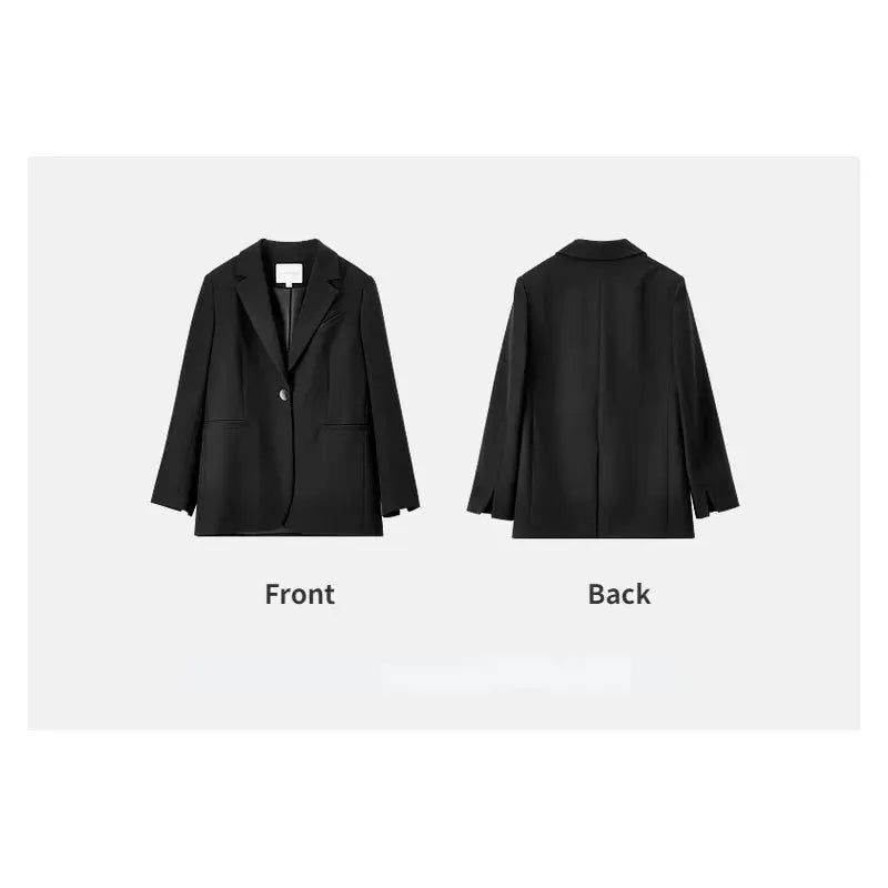 SENTUBILA Blazer Women 2025 Spring Black Suit Jackets Office Business Workwear Casual Blazers Coat Female Outerwear Clothing - Lacatang Shop