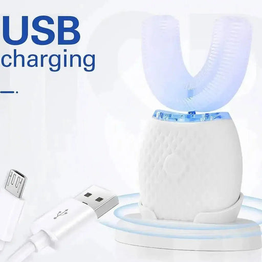 Silicone Electric Toothbrush 360° for Adult Smart Automatic Whitening - Lacatang Shop