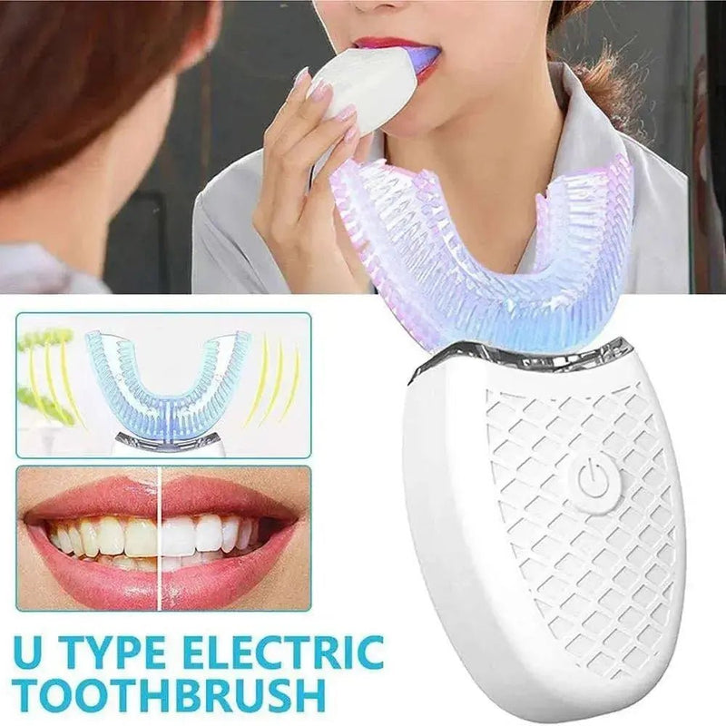 Silicone Electric Toothbrush 360° for Adult Smart Automatic Whitening - Lacatang Shop