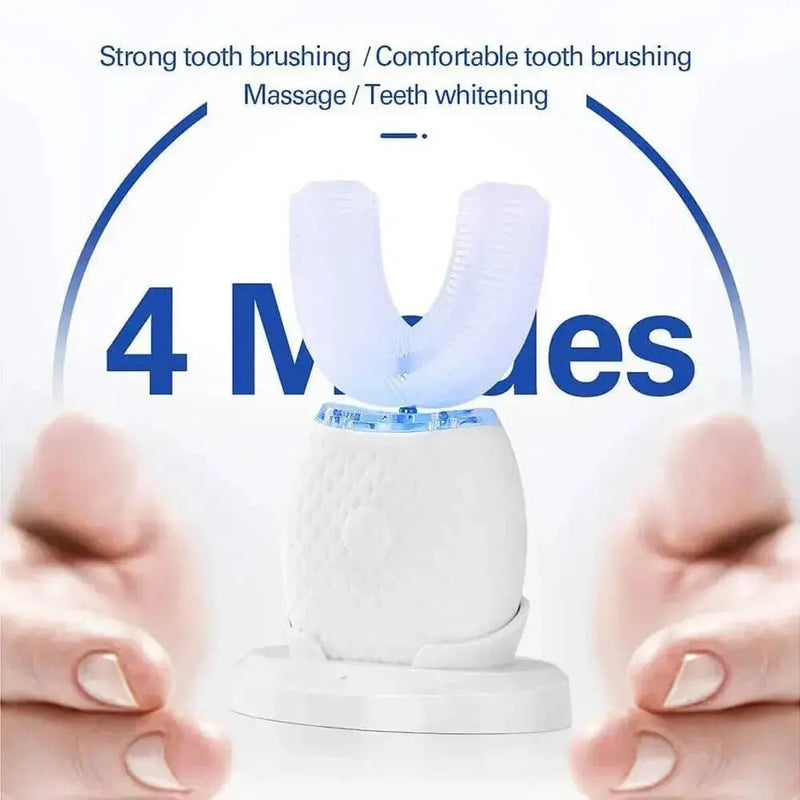 Silicone Electric Toothbrush 360° for Adult Smart Automatic Whitening - Lacatang Shop