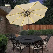 Solar Power Patio Umbrella Lights - Waterproof Outdoor Garden Fairy String Lamp - Lacatang Shop