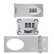 Stainless Steel Password Locks Slide Latches Keyless Combination Locks Kitchen Drawers Cabinets Cupboard Door Password Locks - Lacatang Shop