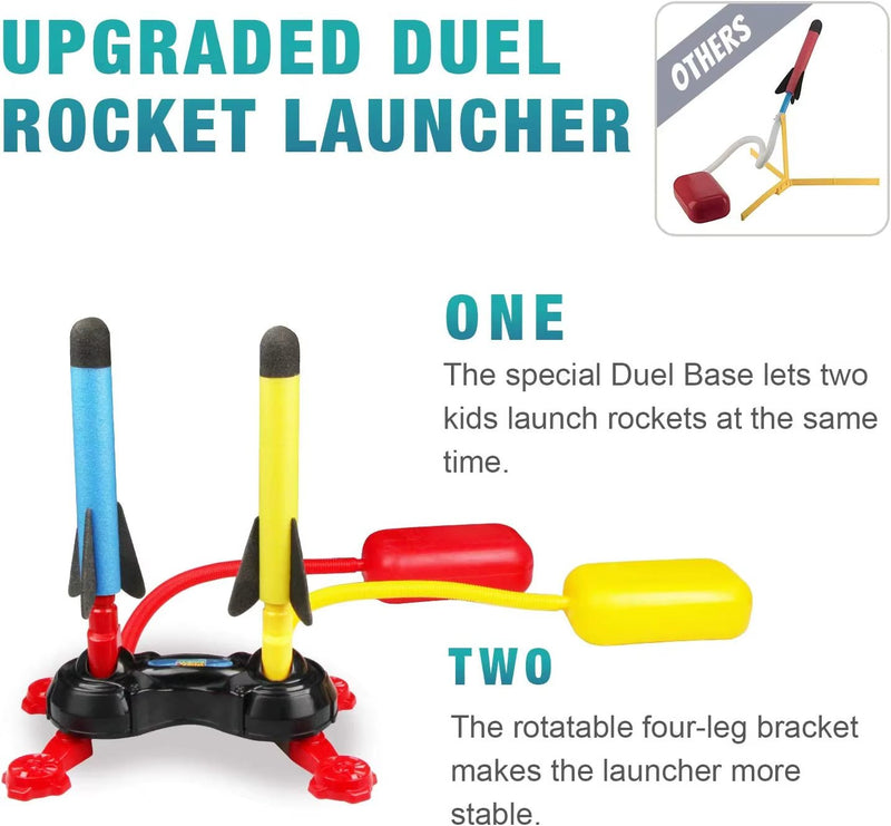 StompSpace Duel: Foam Rocket Launcher Fun - Lacatang Shop