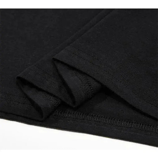 Summer Casual Men's T-Shirt Solid Color Soft and Loose Round Neck Top for Men Loose Soft Cool Cotton Male Short Sleeve Tees - Lacatang Shop