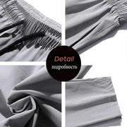 Summer Men Casual Pants Joggers Sweatpants Mens Solid Color Elastic Waist Trousers Fitness Sportswear Fashion Spring Sweatpants - Lacatang Shop