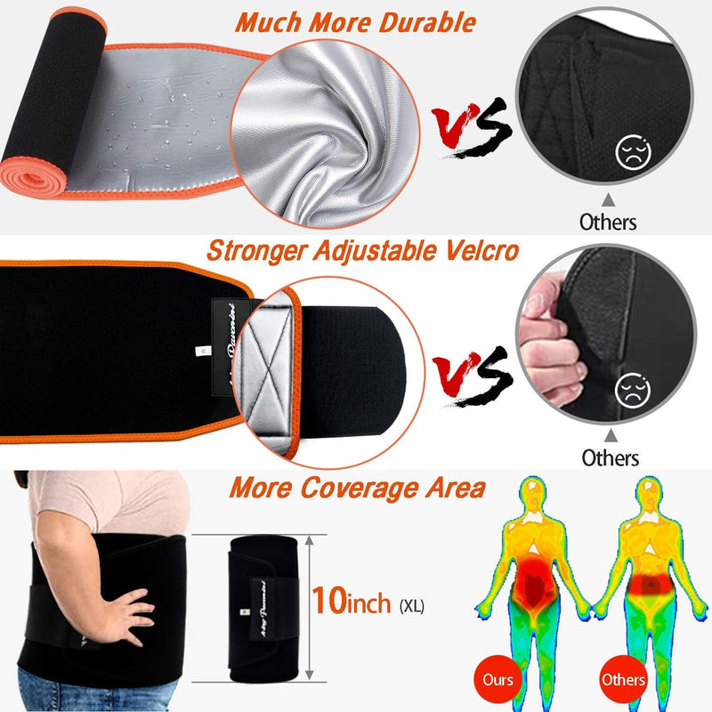 Sweat Waist Trimmer Pro: Plus Size Trainer - Lacatang Shop
