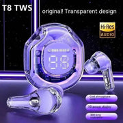 T8 Tes Bluetooth Earbuds with LED Digital Display Hifi Enc Bt 5.3 Wireless In - Ear Earphones for Xiaomi Huawei Iphone Headphone - Lacatang Shop