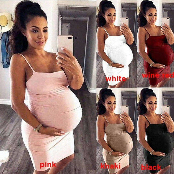 Woman Maternity Clothes Maxi Dresses For Pregnant - Lacatang Shop