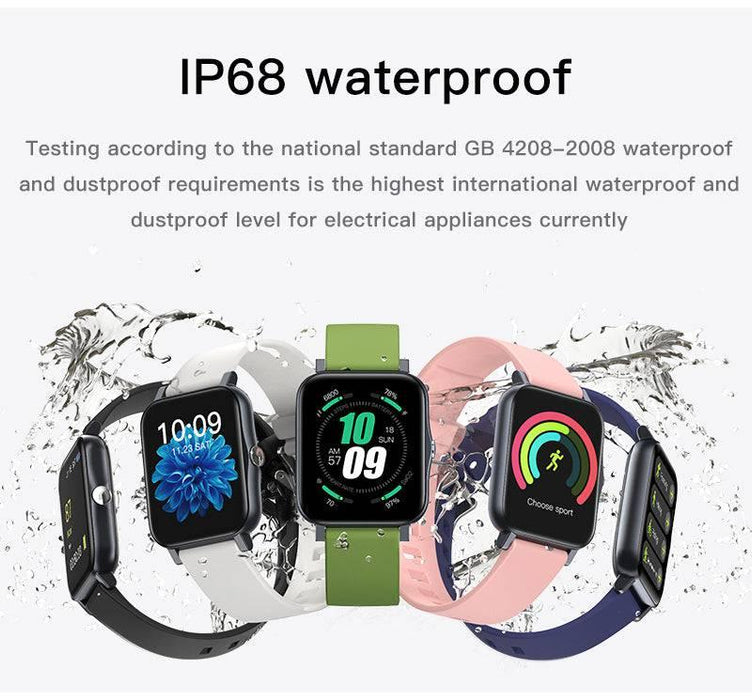 Full Screen IP68 Waterproof Ultra-Thin Smartwatch - Lacatang Shop