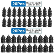 Tire Repair Nail Set for Cars, Motorcycles, and Scooters - Quick and Easy Puncture Fixing Tools - Lacatang Shop