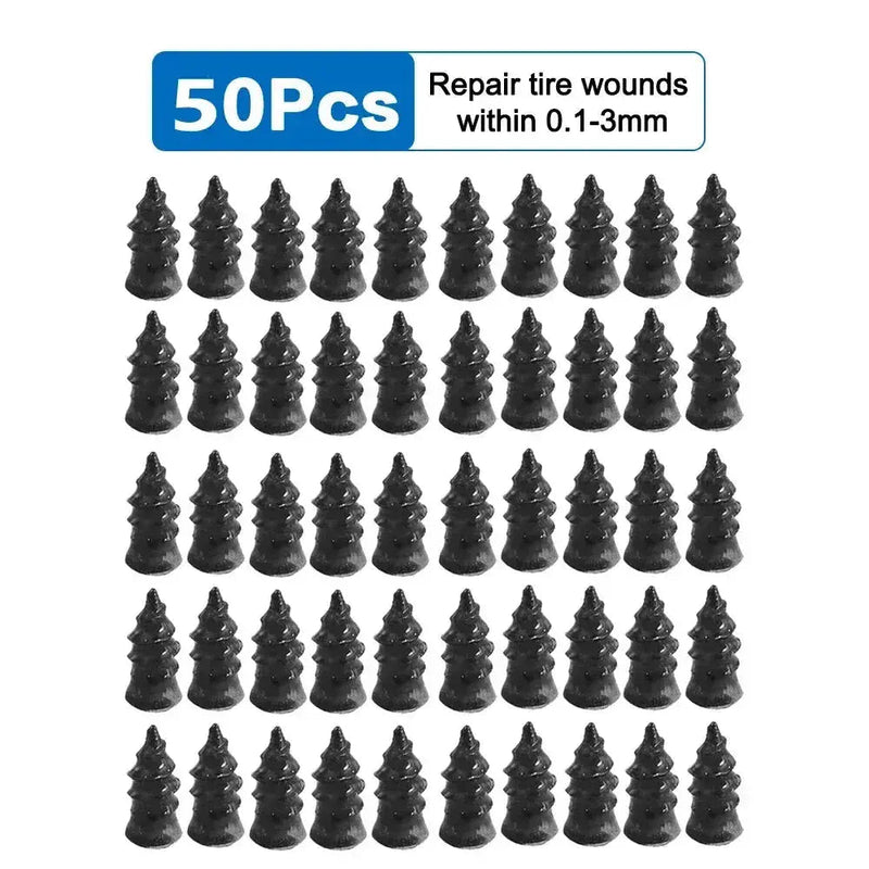 Tire Repair Nail Set for Cars, Motorcycles, and Scooters - Quick and Easy Puncture Fixing Tools - Lacatang Shop