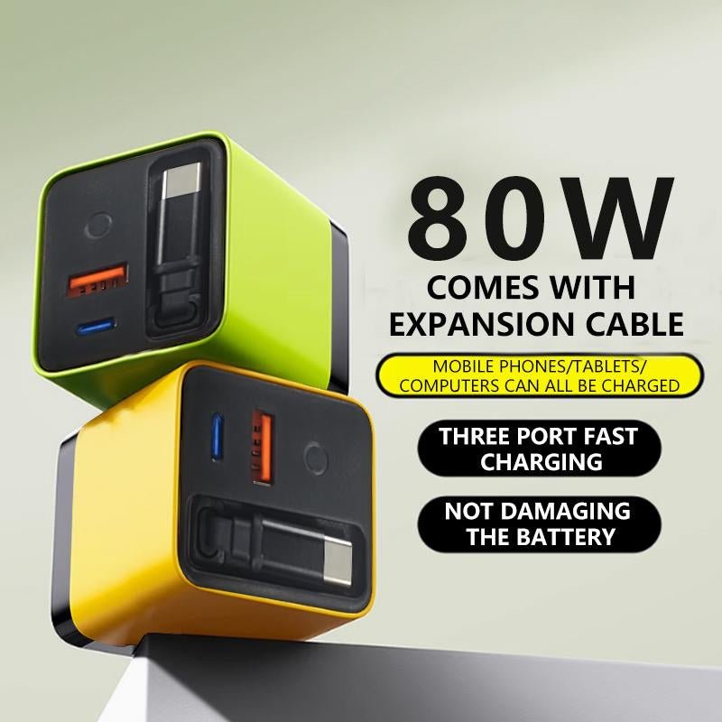 TobRBE Foldable 3 - in - 1 Charge & Go Adapter - Lacatang Shop