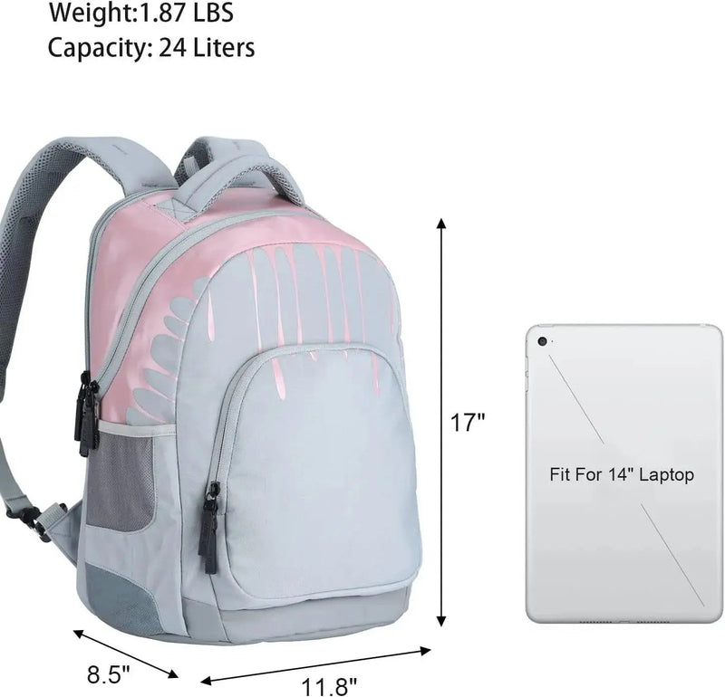 Travel Laptop Backpacks for Middle School, Computer Backpack 14 Inch,Schoolbag Teens,Travel Backpack,Backpack School - Lacatang Shop