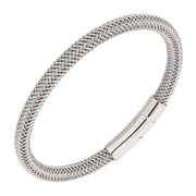 Trendy Black and White Titanium Steel Rope Bracelet for Couples - Ideal Gift with Free Shipping - Lacatang Shop