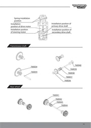Turbo Racing 1:76 C71 RC Car Spare Parts - 760050 Racing Track Component (1 Piece) - Lacatang Shop