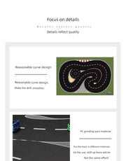 Turbo Racing 1:76 Electric Drift Track Set with Cement Pier and Jumping Platform - Lacatang Shop