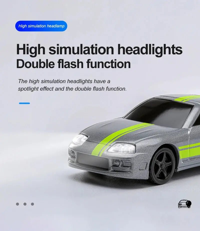 Turbo Racing 1:76 Scale RC Sport Car C72 C73 Table Game Racing Remote Control Mini Model Full Proportional RTR Kit Toys - Lacatang Shop